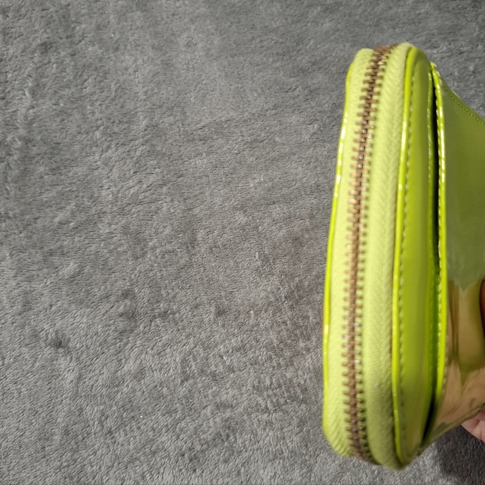 kate spade New York Lime Patent Zip-Around Wallet - Picture 3 of 10